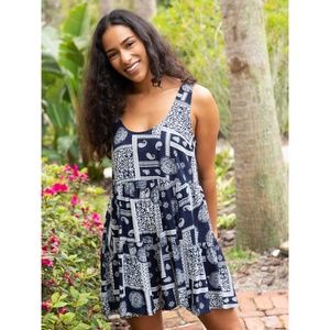 Natural Life Rosie Romper in Navy Bandana L/XL